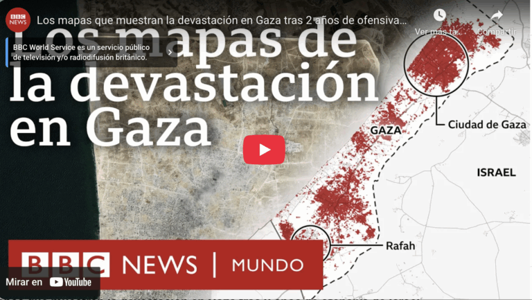 Los mapas que muestran la devastación en gaza tras dos años de guerra de israel | bbc