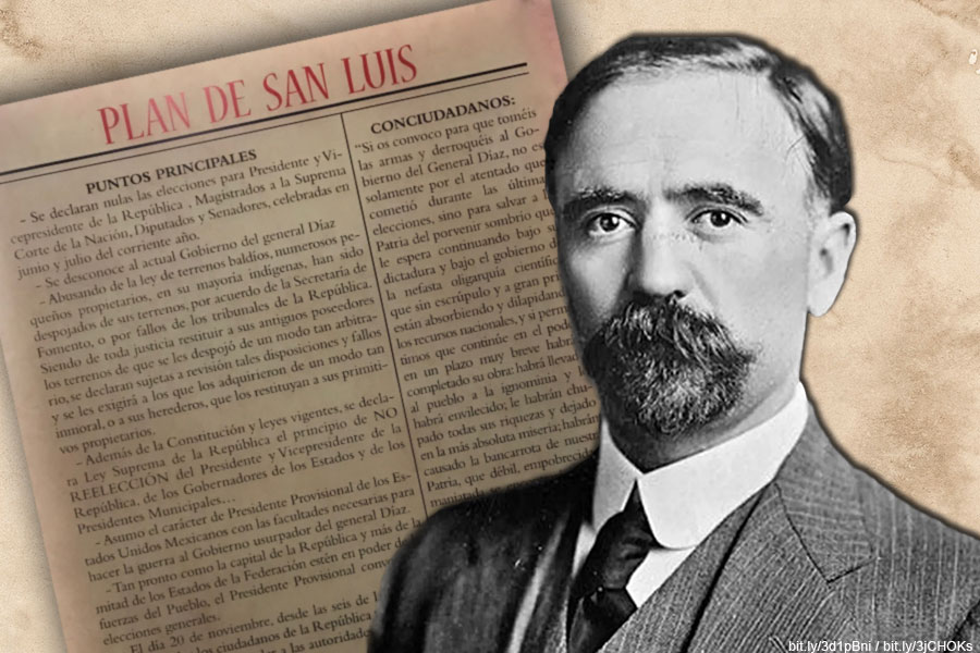1910, francisco i. madero empieza la revolución mexicana