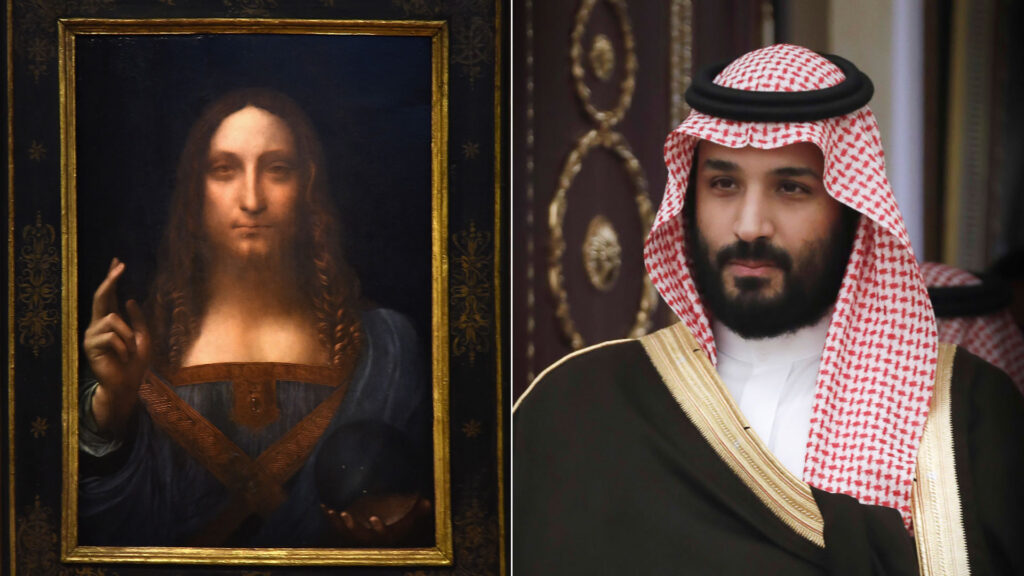 2017, el cuadro de leonardo da vinci %22salvator mundi%22 es vendido por 450 millones de dólares, un récord mundial