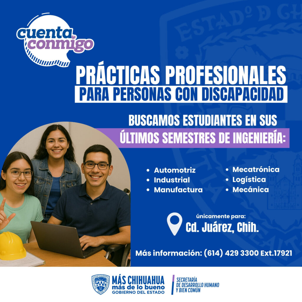 Impulsan inclusión laboral de alumnos con discapacidad con prácticas profesionales