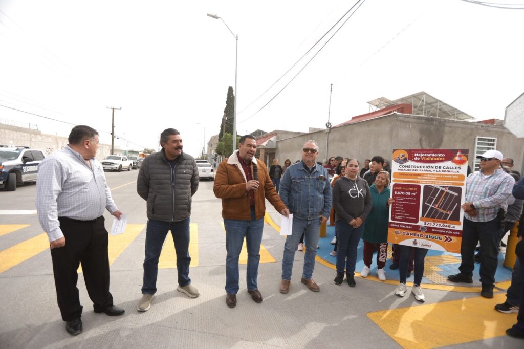 Tras 40 años de espera, pérez cuéllar entrega pavimentación en colonia nuevo hipódromo