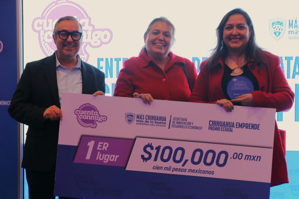 Entregan premio chihuahua emprende 2025, este año se registraron 221 proyectos