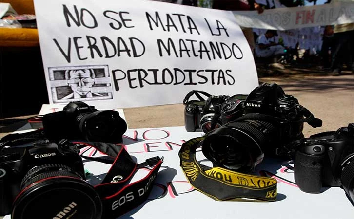 México es el segundo país del mundo más peligroso para periodistas después de palestina reporteros sin fronteras