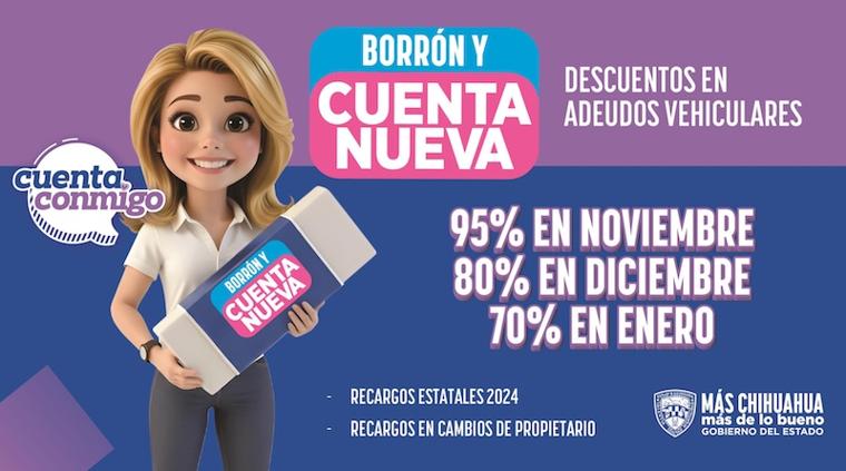 Piden aprovechar descuentos del programa “borrón y cuenta nueva” en diciembre y enero