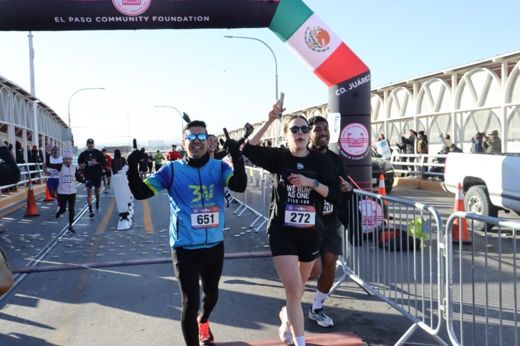 Realizan con éxito la séptima carrera binacional 10 k entre ciudad juárez y el paso, tx
