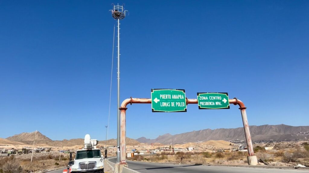 Reportan un 60% de avance rehabilitación de alumbrado público en el camino real