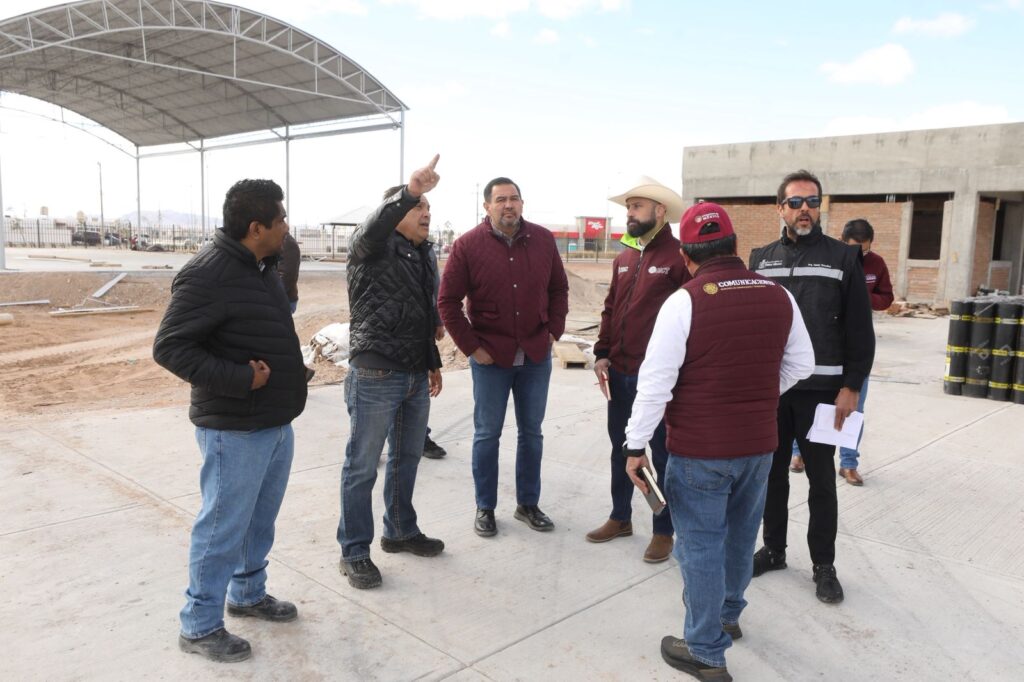 Supervisan alcalde pérez cuéllar y sict el avance de obra del nuevo cbtis 291