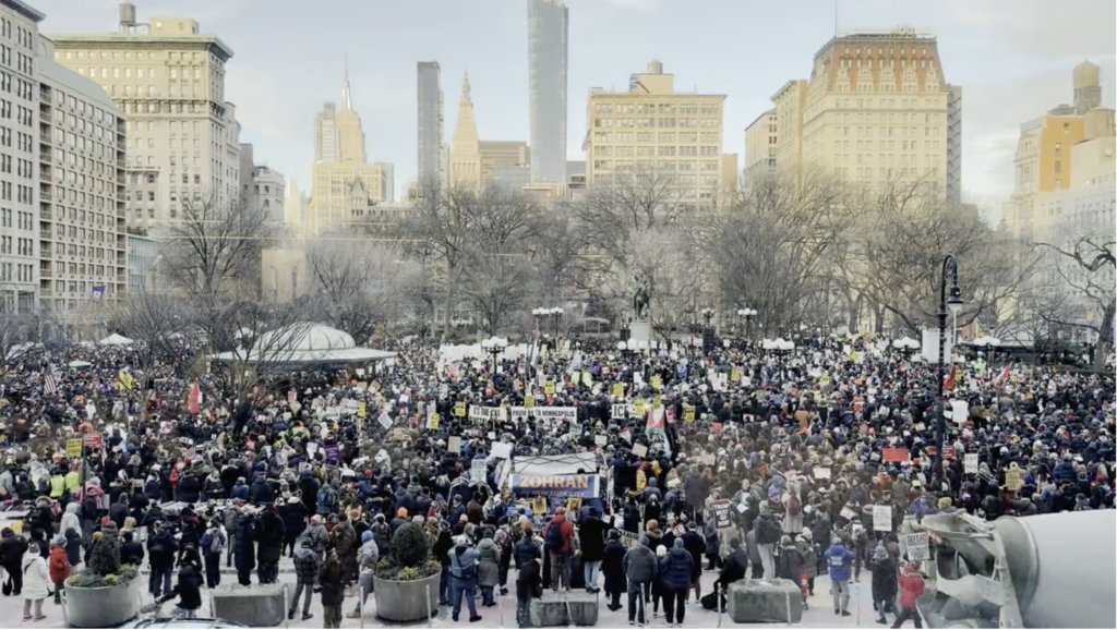 Thousands march through manhattan to protest ice crackdowns across u.s.