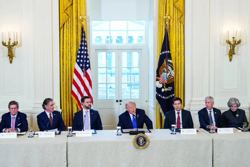 Trump urges oil companies to speed work in venezuela