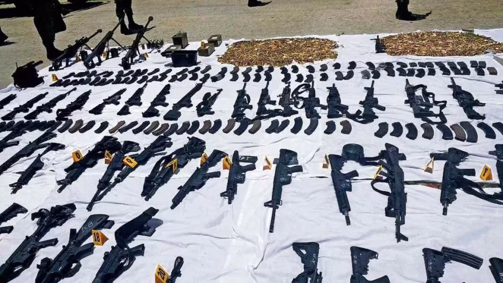 Acuerdo eu méxico no ha frenado el flujo de armas hacia manos criminales