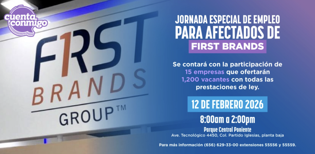 Realizará stps jornada de empleo para afectados por cierre de first brands group