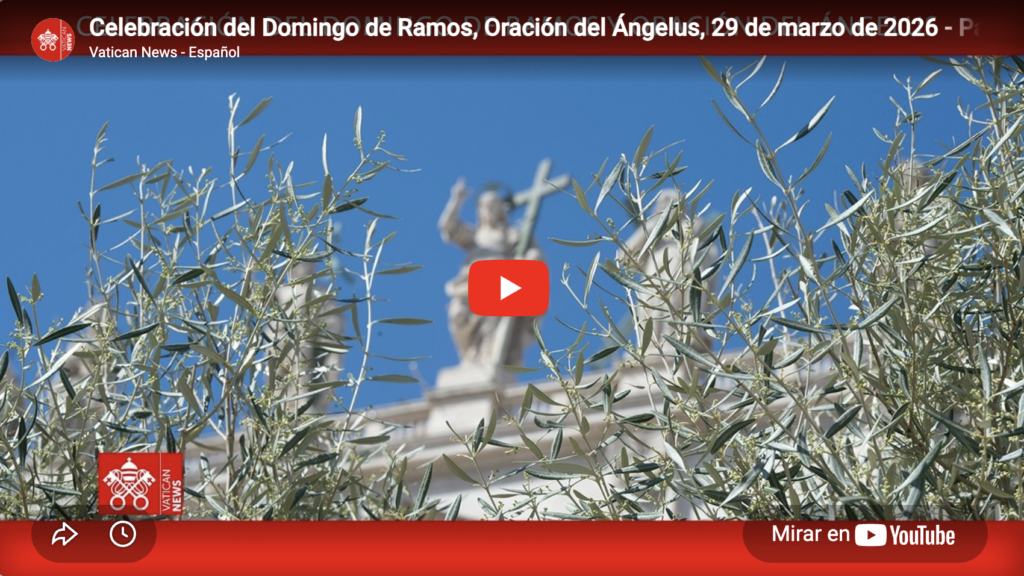 Domingo de ramos y ángelus papa león xiv | domingo 29 de marzo de 2026