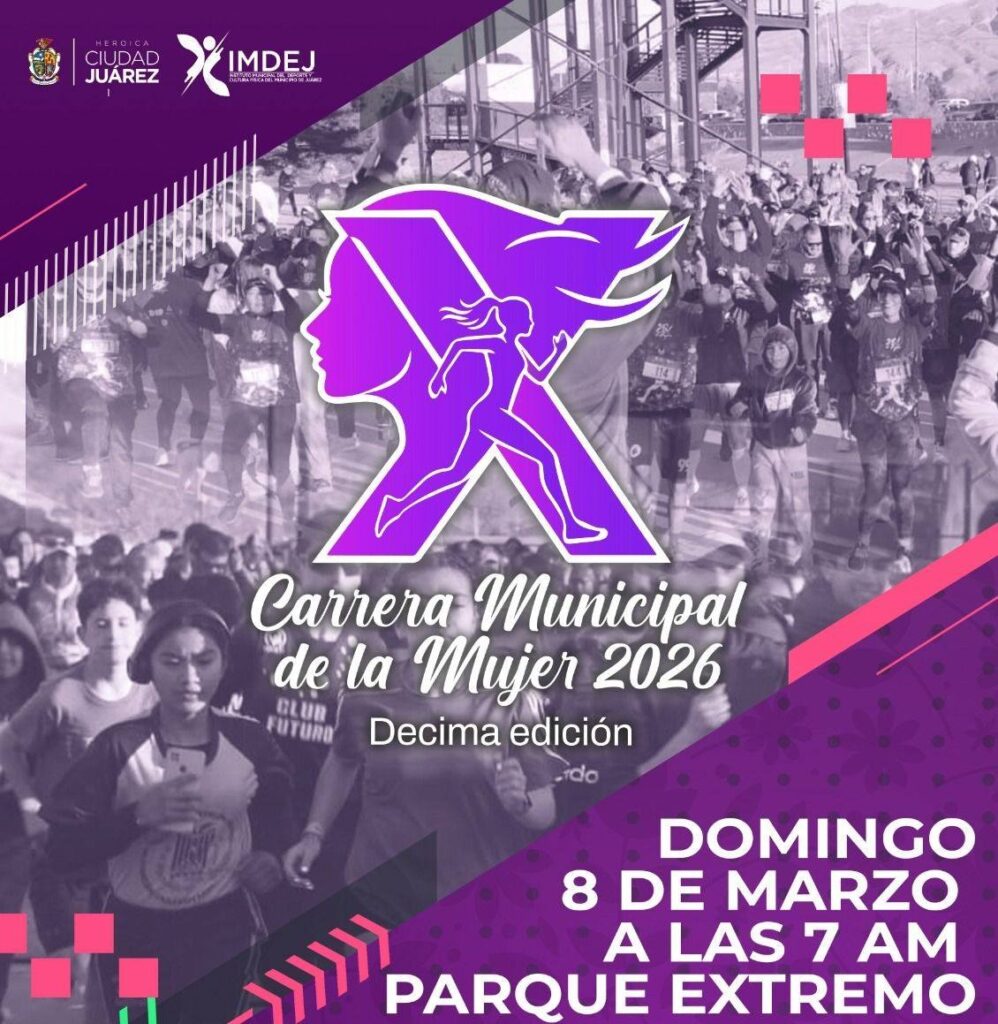 Invitan a participar en la décima carrera de la mujer este domingo en juárez