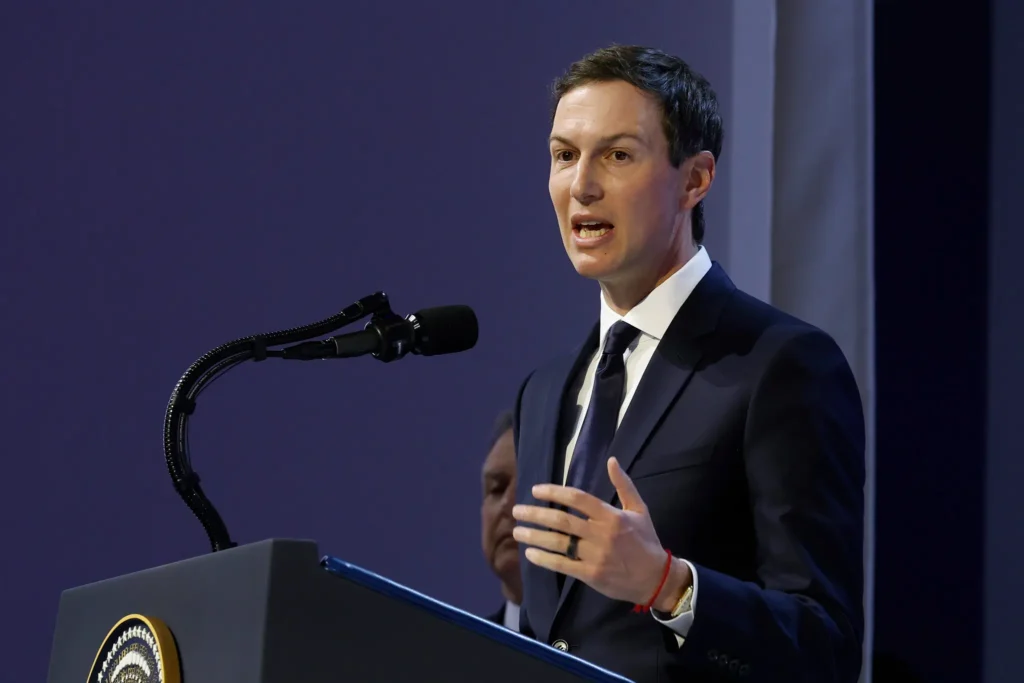 Jared kushner solicits funds for his firm while working as mideast envoy