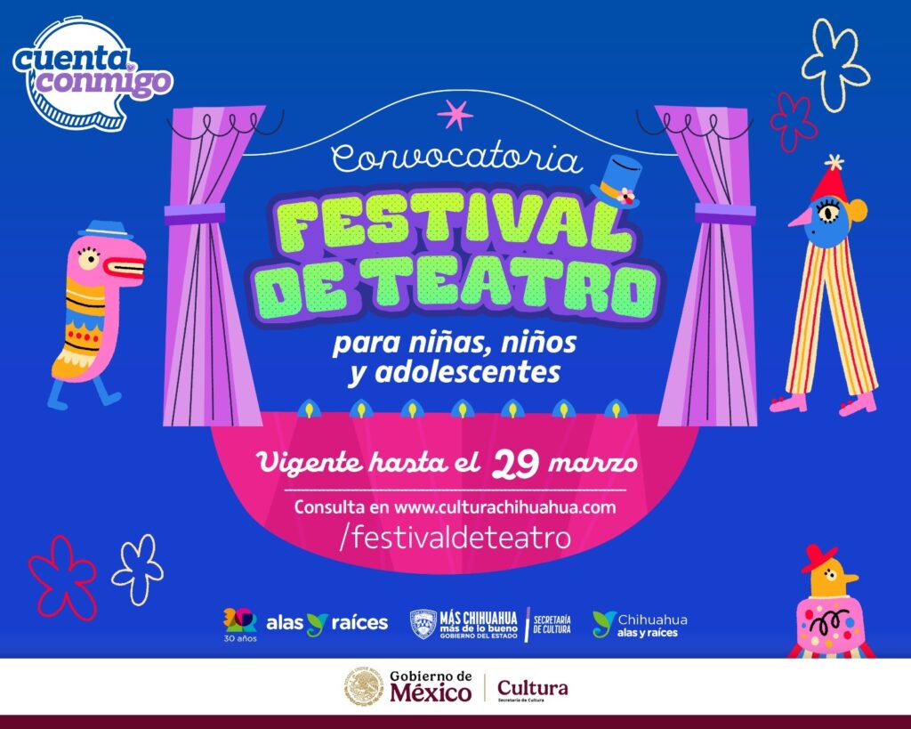 Lanzan convocatoria para el festival de teatro para niñas, niños y adolescentes