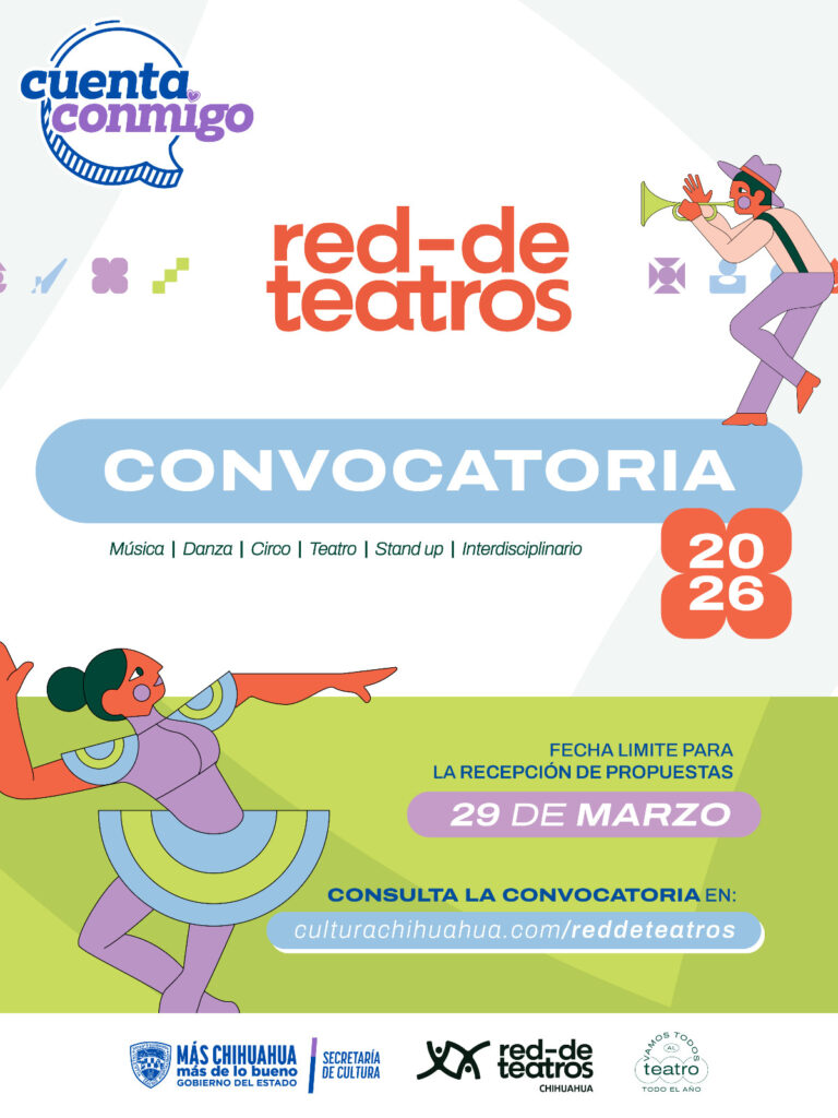 Secretaría de cultura lanza convocatoria del programa red de teatros 2026