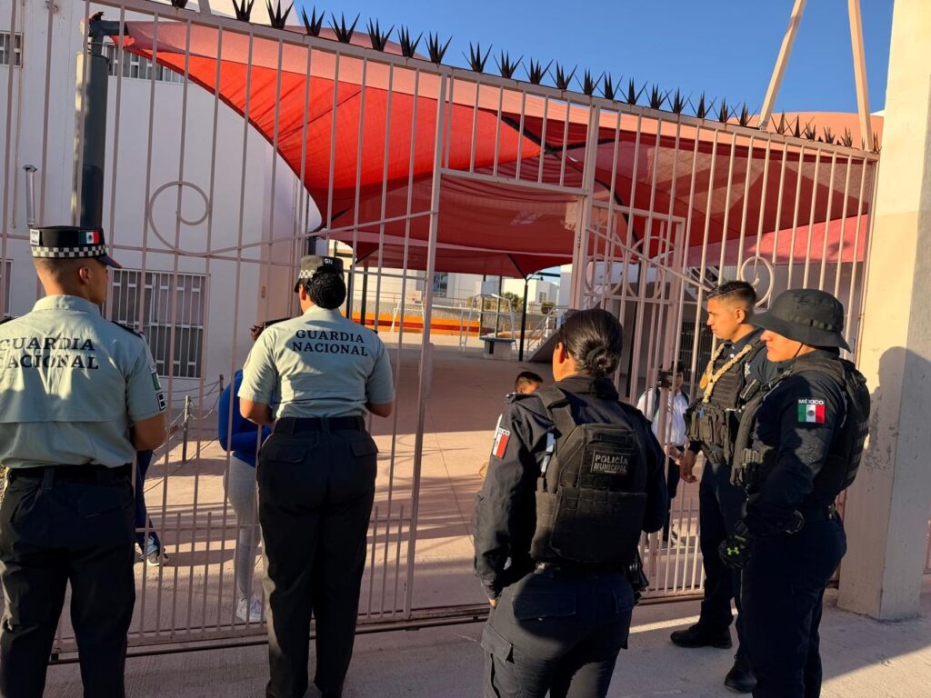 Seguridad pública y guardia nacional mantienen operativo de proximidad en juárez