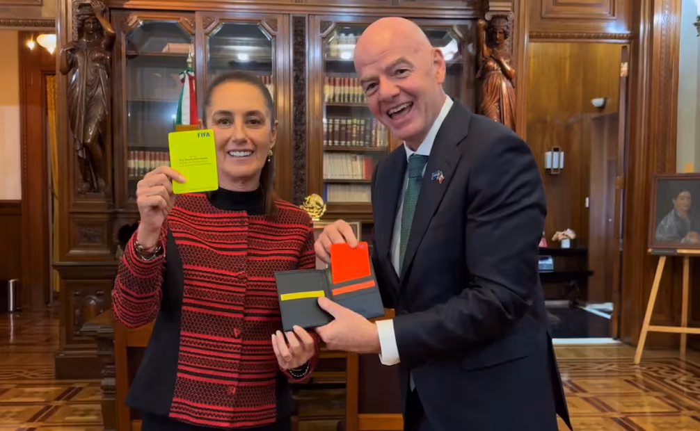 Sheinbaum e infantino evalúan preparativos del mundial rumbo a inauguración