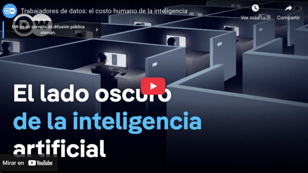 Trabajadores de datos el costo humano de la inteligencia | dw