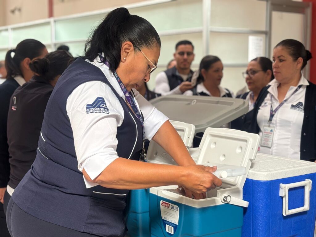 Implementa estado jornada especial de vacunación contra el sarampión en juárez