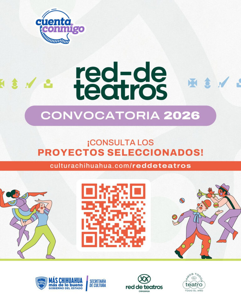 Anuncia secretaría de cultura selección de compañías para red de teatros 2026