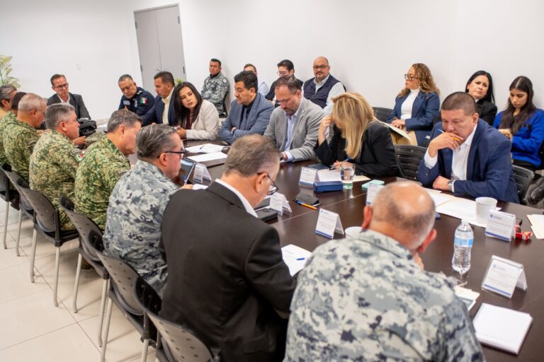 Encabeza maru sesión para la protección de las mujeres en mesa de seguridad en juárez