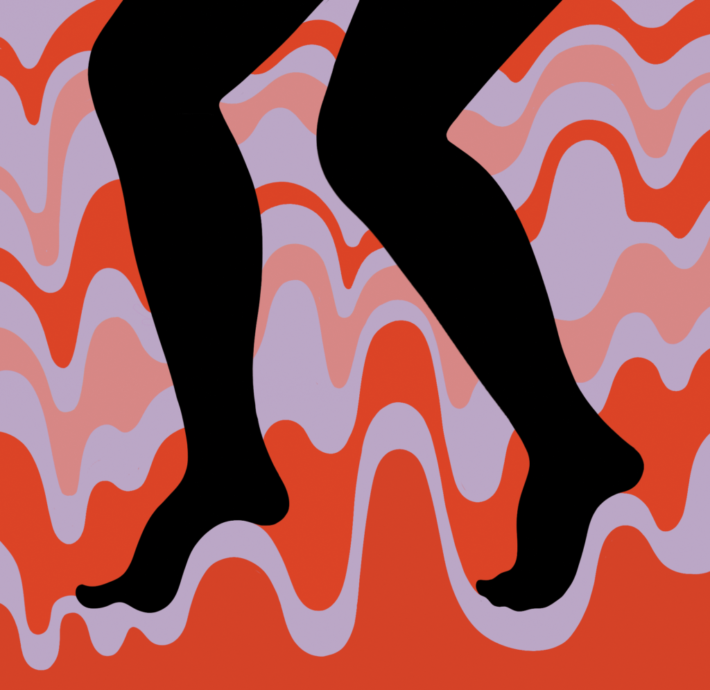 He suddenly shuffled when he walked. why?