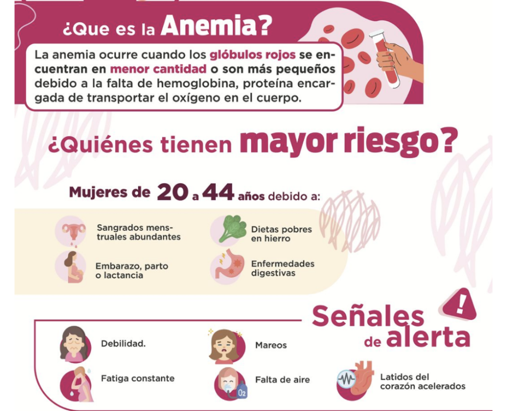Invita salud municipal a detectar la anemia y atender los síntomas a tiempo