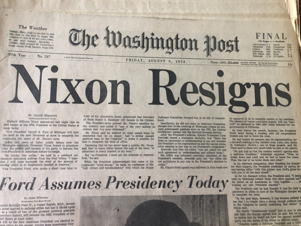 1973, el diario %22the washington post%22 gana el premio pulitzer por su investigación del %22escándalo watergate