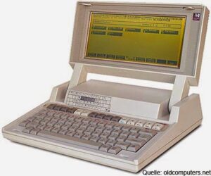 1984, hewlett packard lanza su primer ordenador portátil