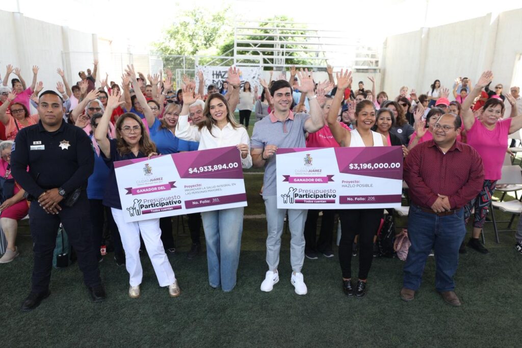 Asociaciones civiles reciben apoyos del programa del presupuesto participativo