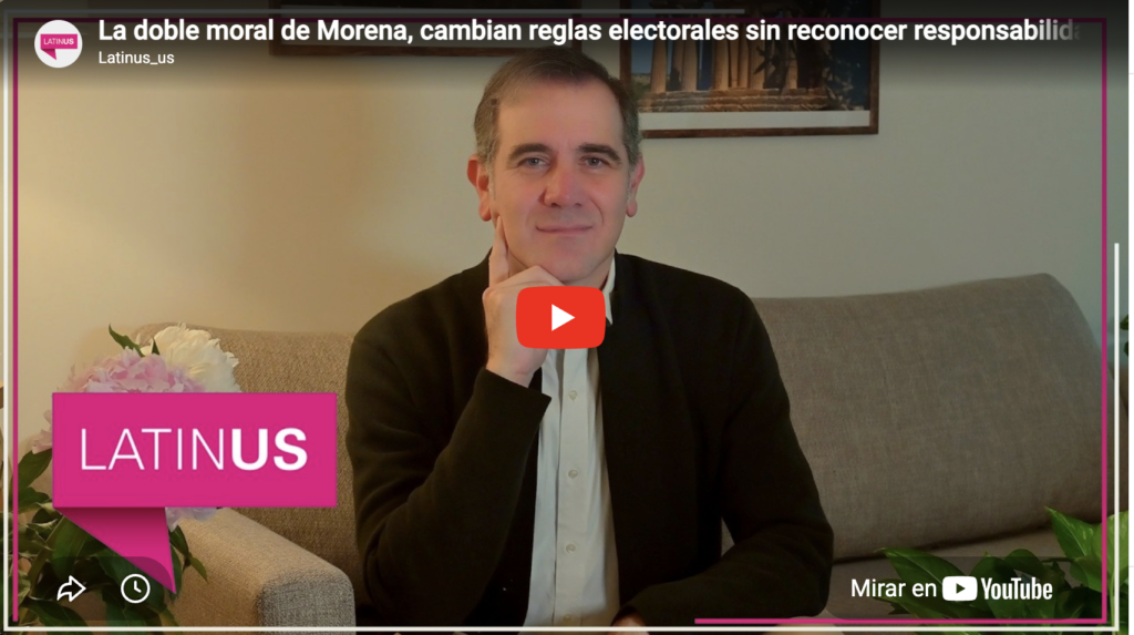 Con doble moral de morena se cambian reglas electorales | lorenzo córdova