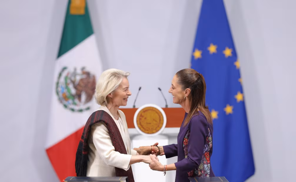Defiende sheinbaum acuerdo con unión europea; descarta choque con revisión de tmec