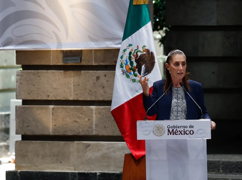 Encabeza sheinbaum reunión del t mec con la delegación de funcionarios de eu