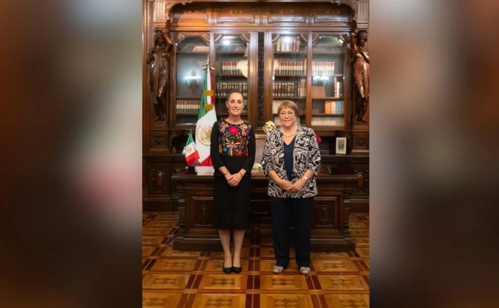 La presidenta sheinbaum le refrenda apoyo a candidatura de michelle bachelet a la onu