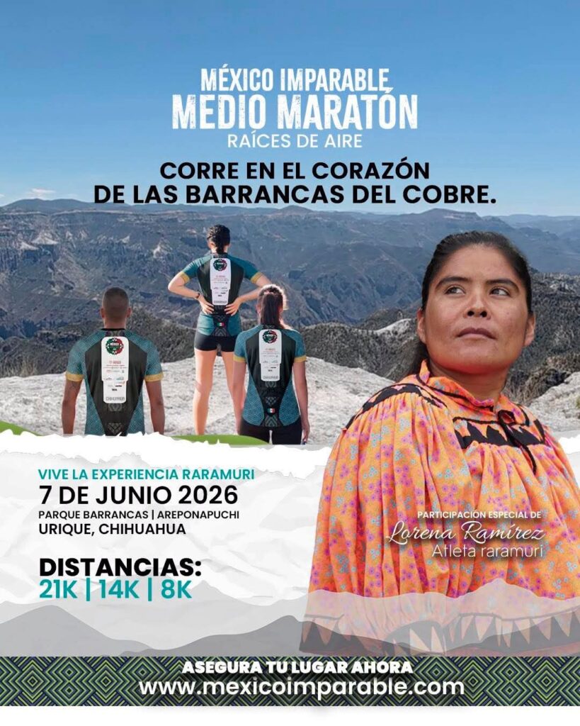 Presentan la cuarta etapa de medio maratón méxico imparable raíces de aire