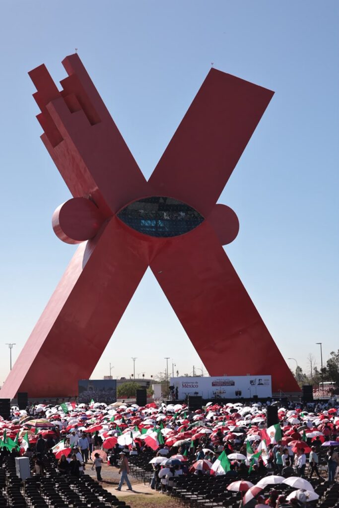 Refrenda cruz pérez cuéllar respaldo a sheinbaum desde la plaza de la mexicanidad2