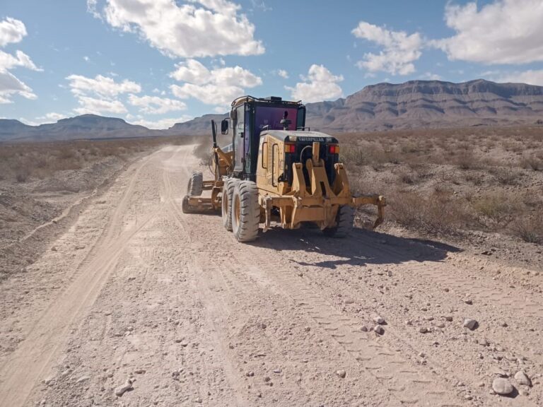 Rehabilita gobierno estatal 70 kilómetros de caminos rurales en municipio de guadalupe