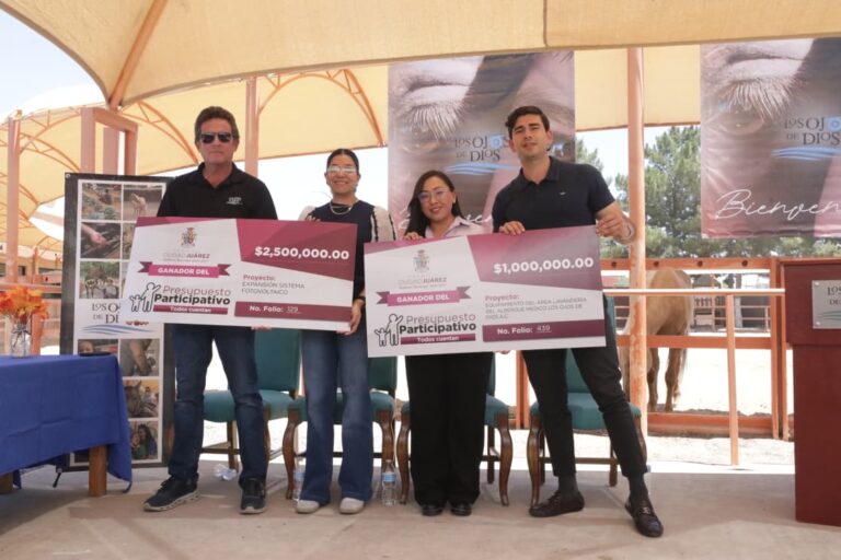 Se beneficia la asociación civil los ojos de dios con presupuesto participativo