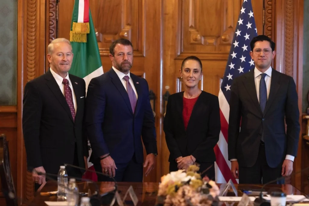 Sheinbaum y secretario de seguridad de eu reafirman colaboración bilateral