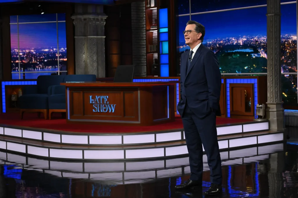 Stephen colbert’s last show laughing well is the best revenge