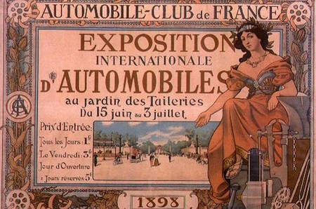 1898, se celebra la primera edición del salón del automóvil de parís