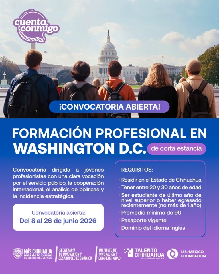 Abren convocatoria para formación profesional de corta estancia en washington