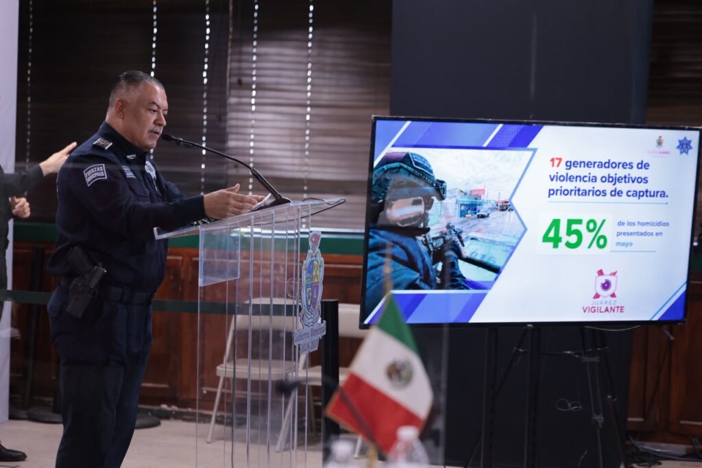Destaca policía municipal avances en seguridad y reducción en homicidios