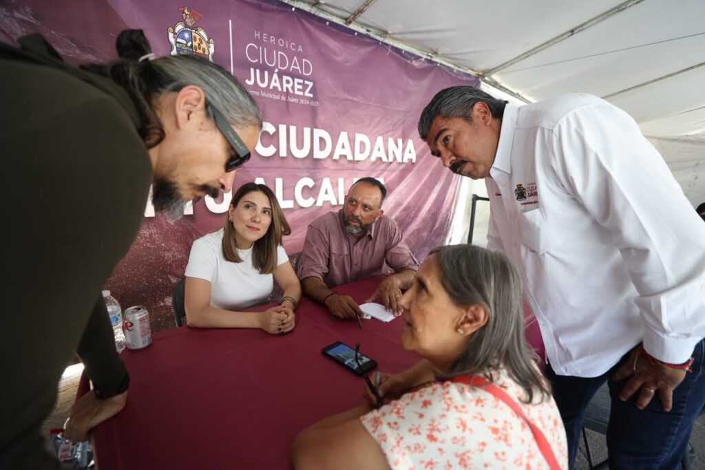 Encabeza el alcalde Ortiz Orpinel audiencia ciudadana durante Cruzada por Juárez