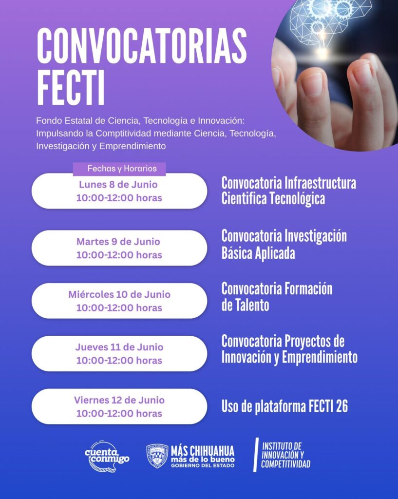 Instituto de innovación y competitividad en proyectos del fecti para chihuahua