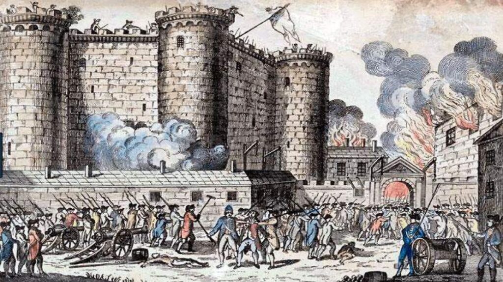 1789, comienza la Revolución Francesa con la toma de la Bastilla