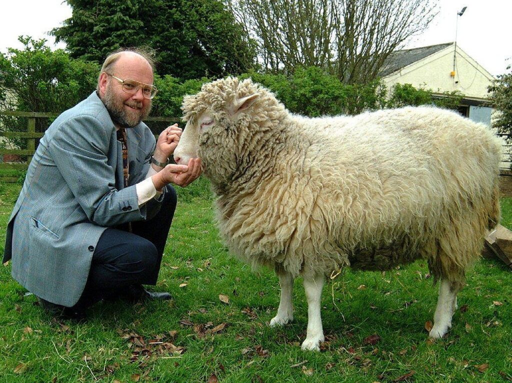 1996, nace la oveja Dolly, el primer mamífero clonado a partir de una célula adulta