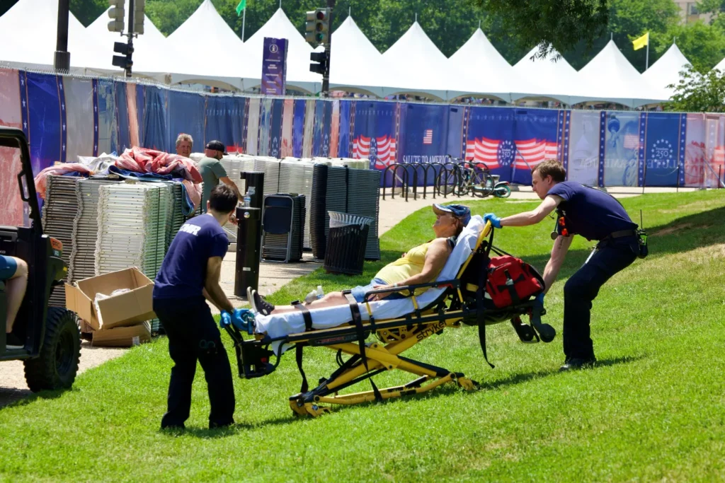 How the heat is upending plans for America’s 250th birthday