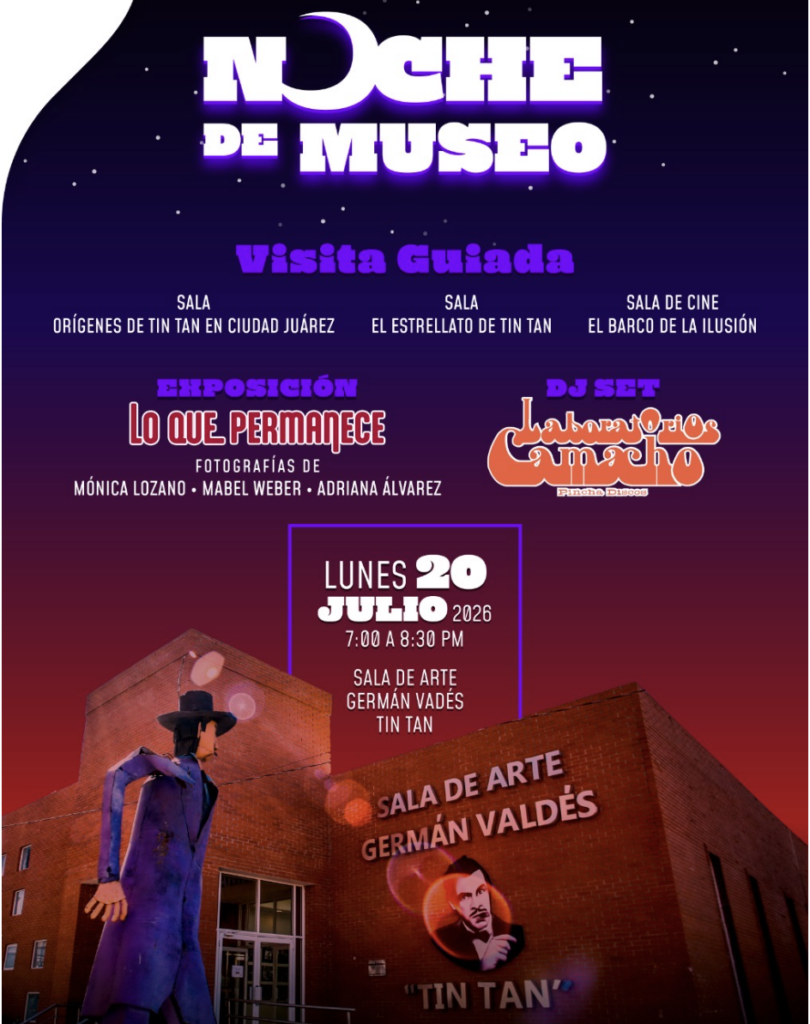 IPACULT invita a disfrutar la noche de museo en Sala de Arte Germán Valdés 'Tin Tan'